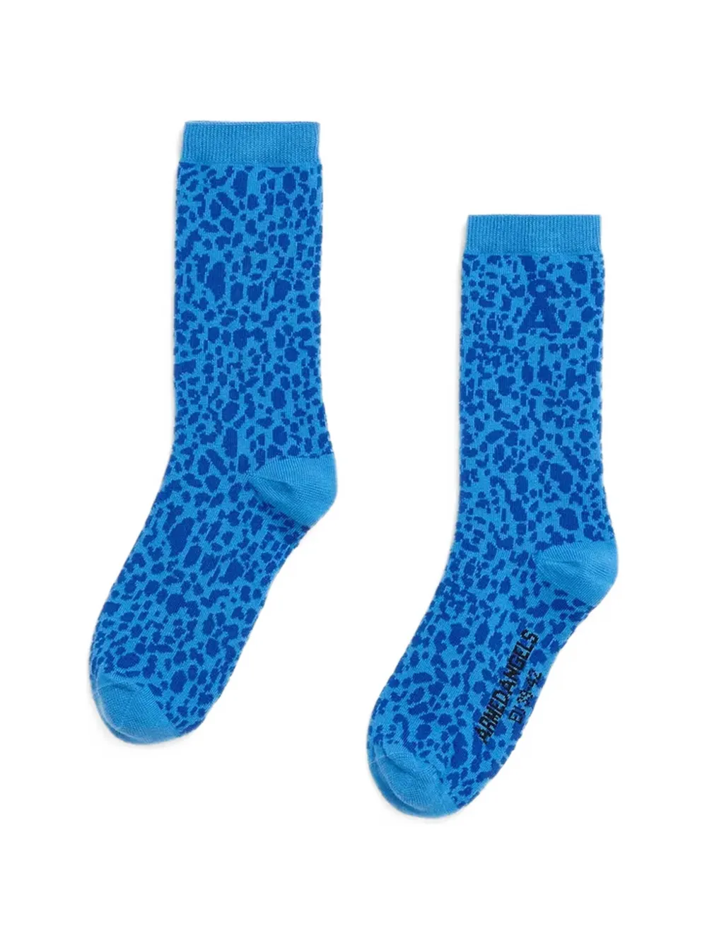 ARMEDANGELS Calzini con stampa leopardata - Blu
