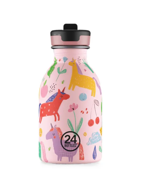 24bottles Magic Friends unicorn-print water bottle