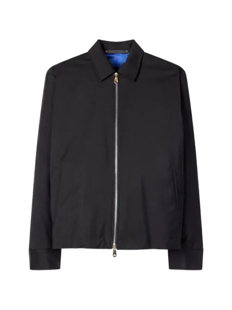 Paul Smith veste Harrington Storm System en laine noire