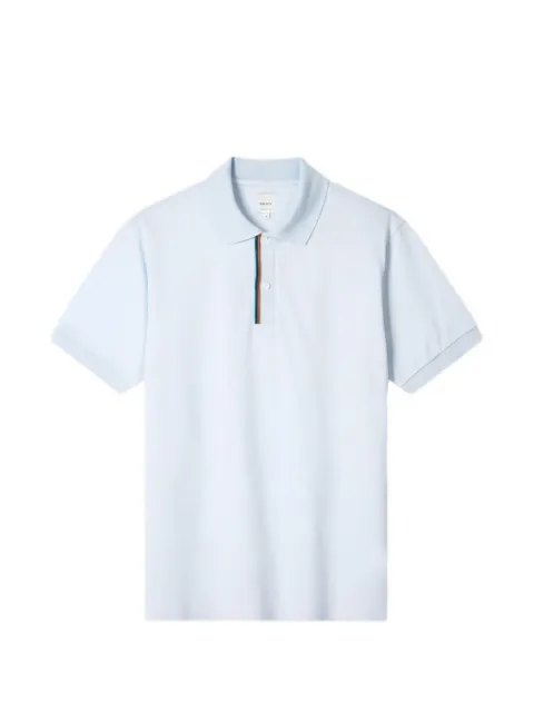 Paul Smith スカイブルーストライプトリム ポロシャツ
