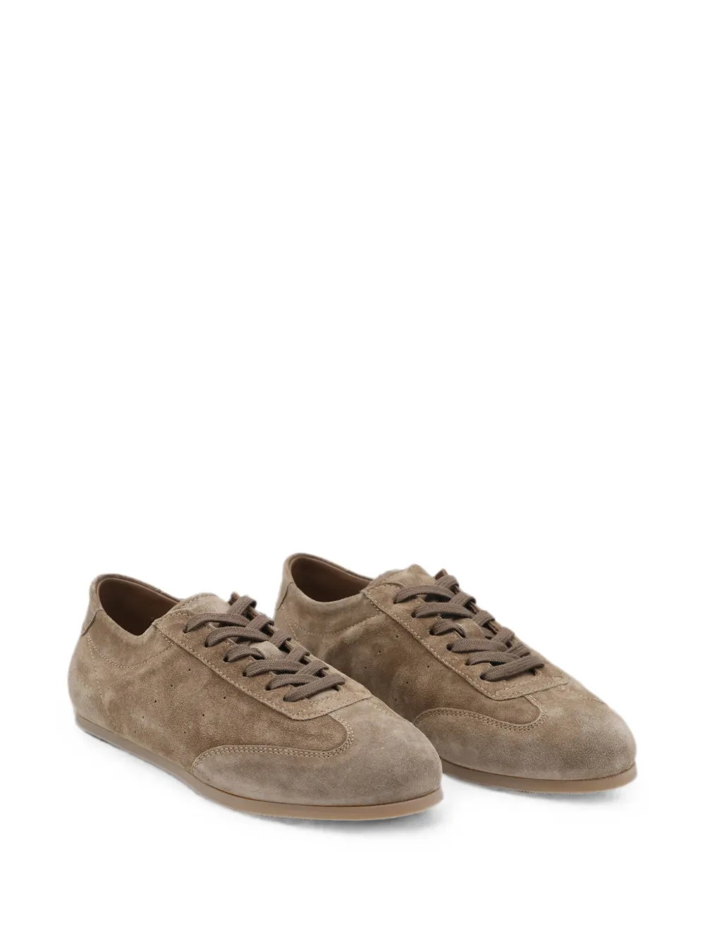 Common Projects Geperforeerde sneakers Bruin