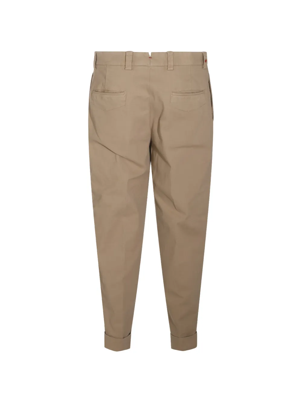 Incotex Broek met geplooid detail Beige