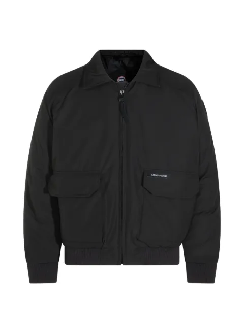 Canada Goose Mimico logo-patch zip-up bomber jacket