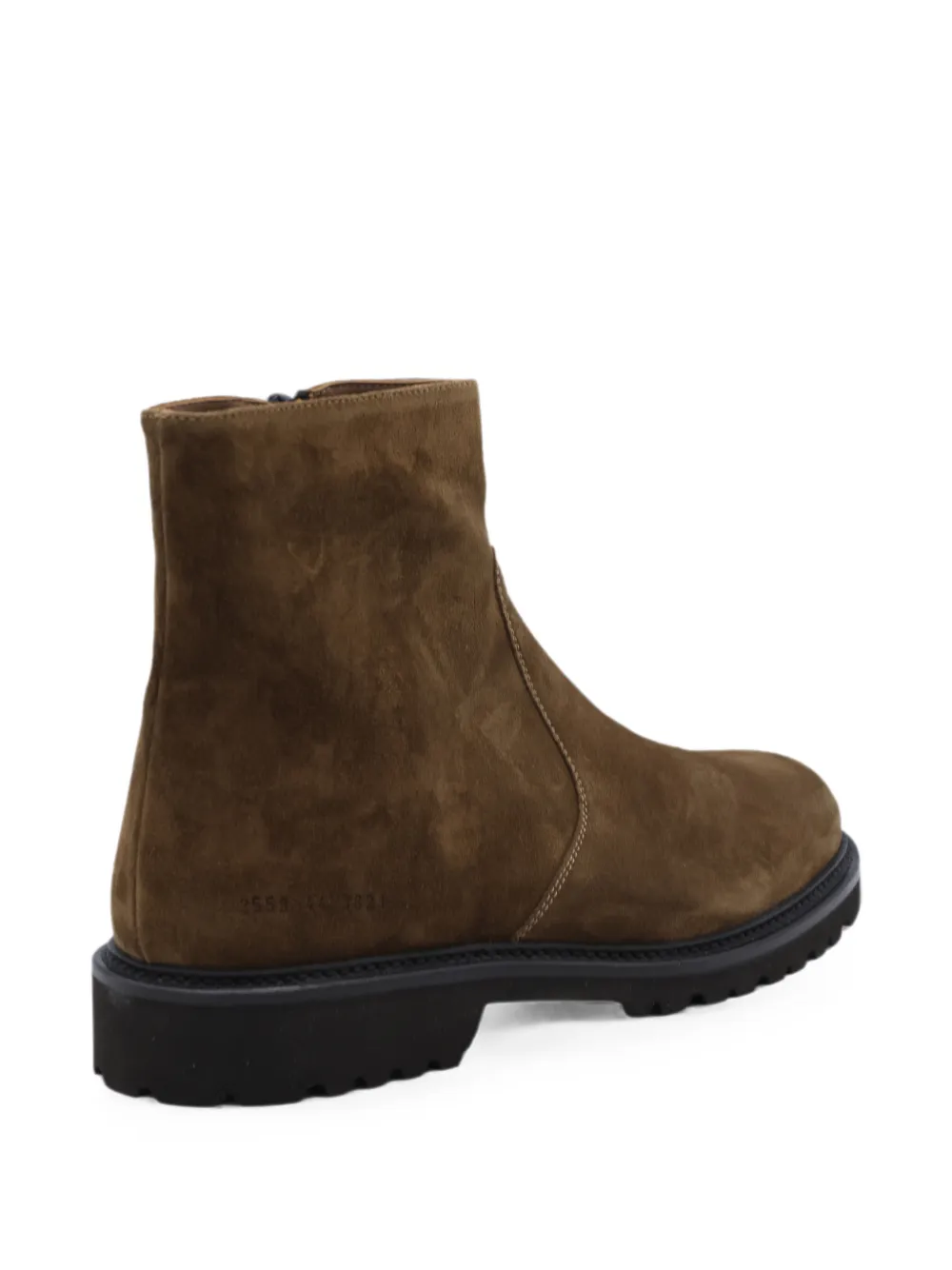 Common Projects suede ankle boots Bruin