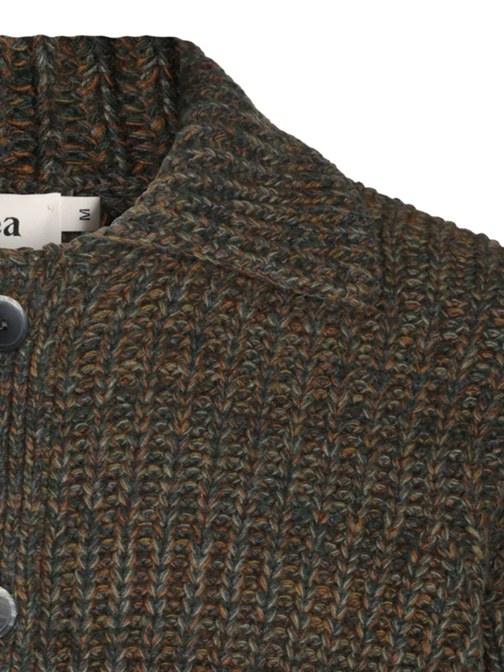 Altea Grofgebreid vest Groen