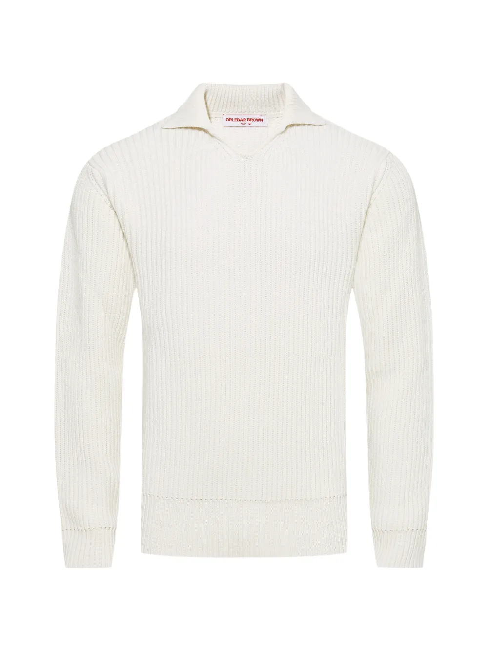 Orlebar Brown Callahan ribbed sweater - Bianco