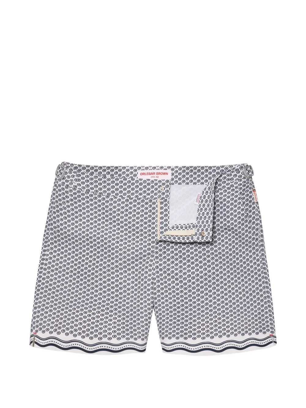 Orlebar Brown Bulldog geometric-print swim shorts
