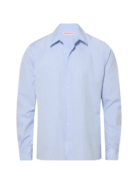 Orlebar Brown Justin seersucker-stripe shirt