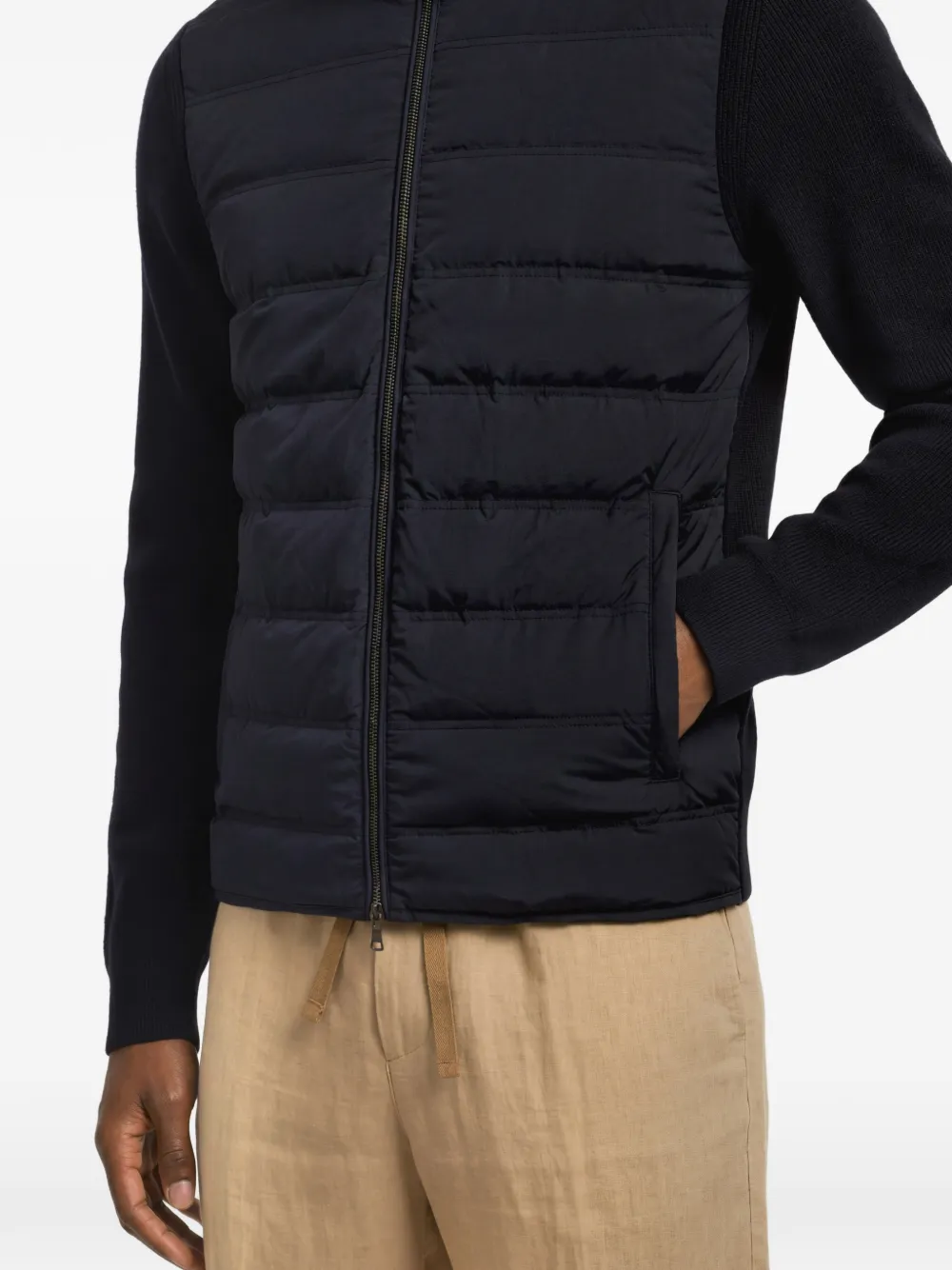 Orlebar Brown Terrence gewatteerd jack Blauw