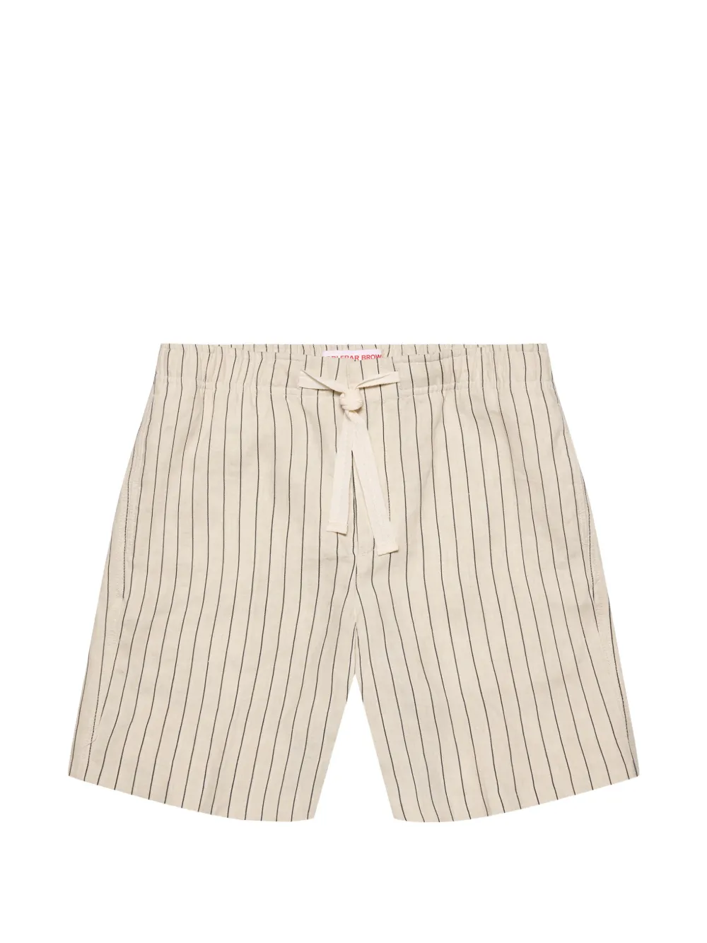 Orlebar Brown Alex fine-stripe deck shorts - Nude