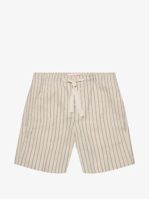 Orlebar Brown Alex fine-stripe deck shorts
