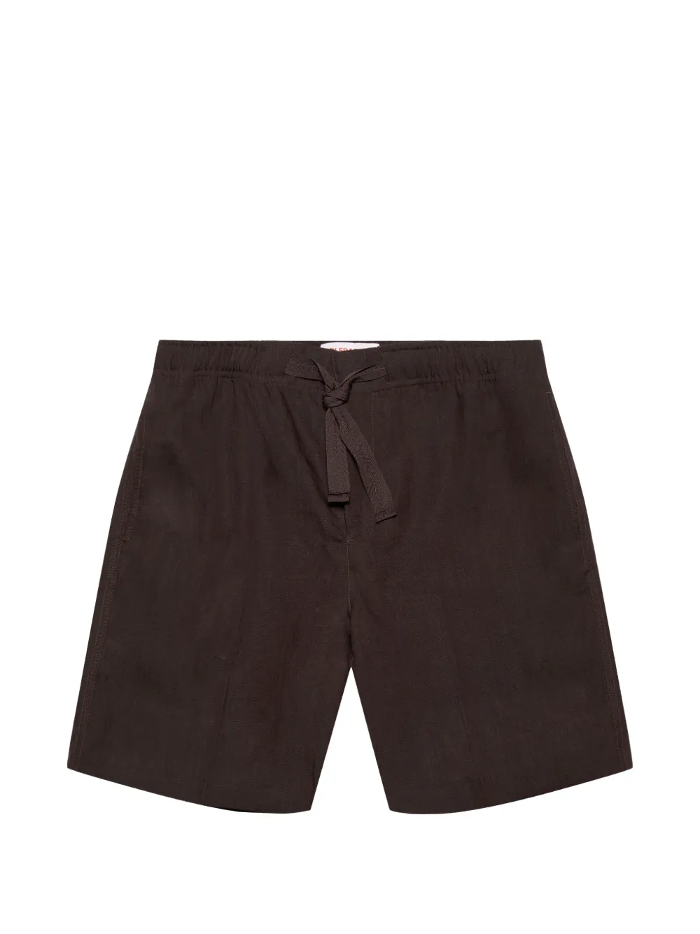 Orlebar Brown Alex drawstring linen deck shorts - Marrone