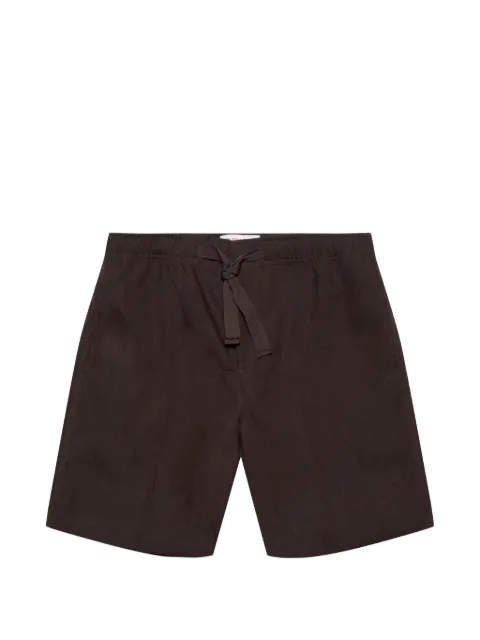 Orlebar Brown Alex drawstring linen deck shorts