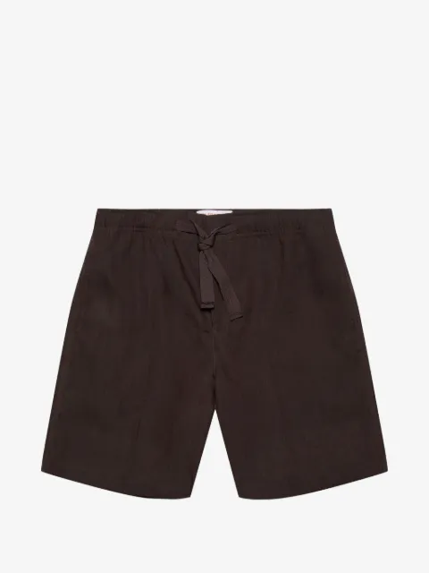 Orlebar Brown Alex drawstring linen deck shorts