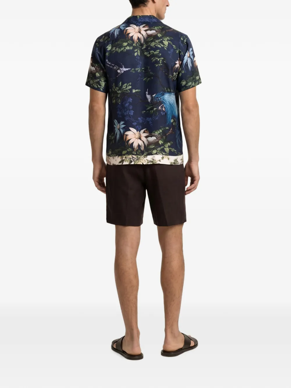 Orlebar Brown Alex linnen shorts met trekkoord Bruin