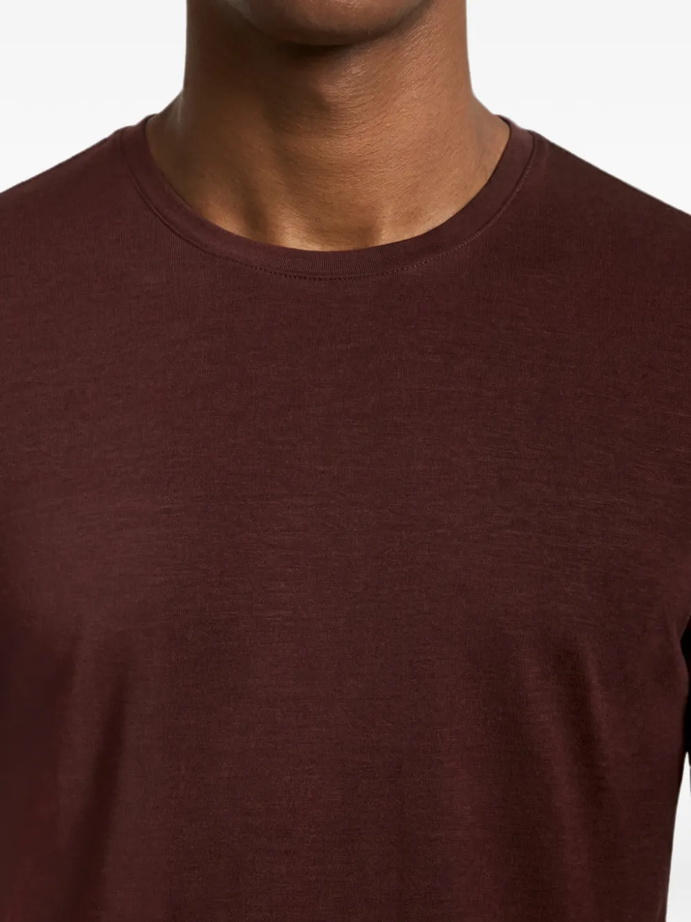 Orlebar Brown OB-T Lux T-shirt van merinowol Bruin