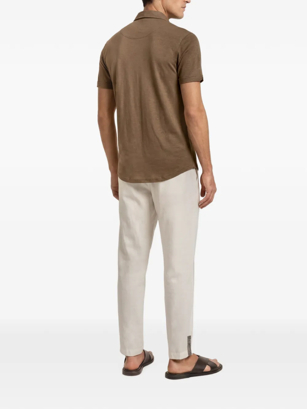 Orlebar Brown Poloshirt Bruin