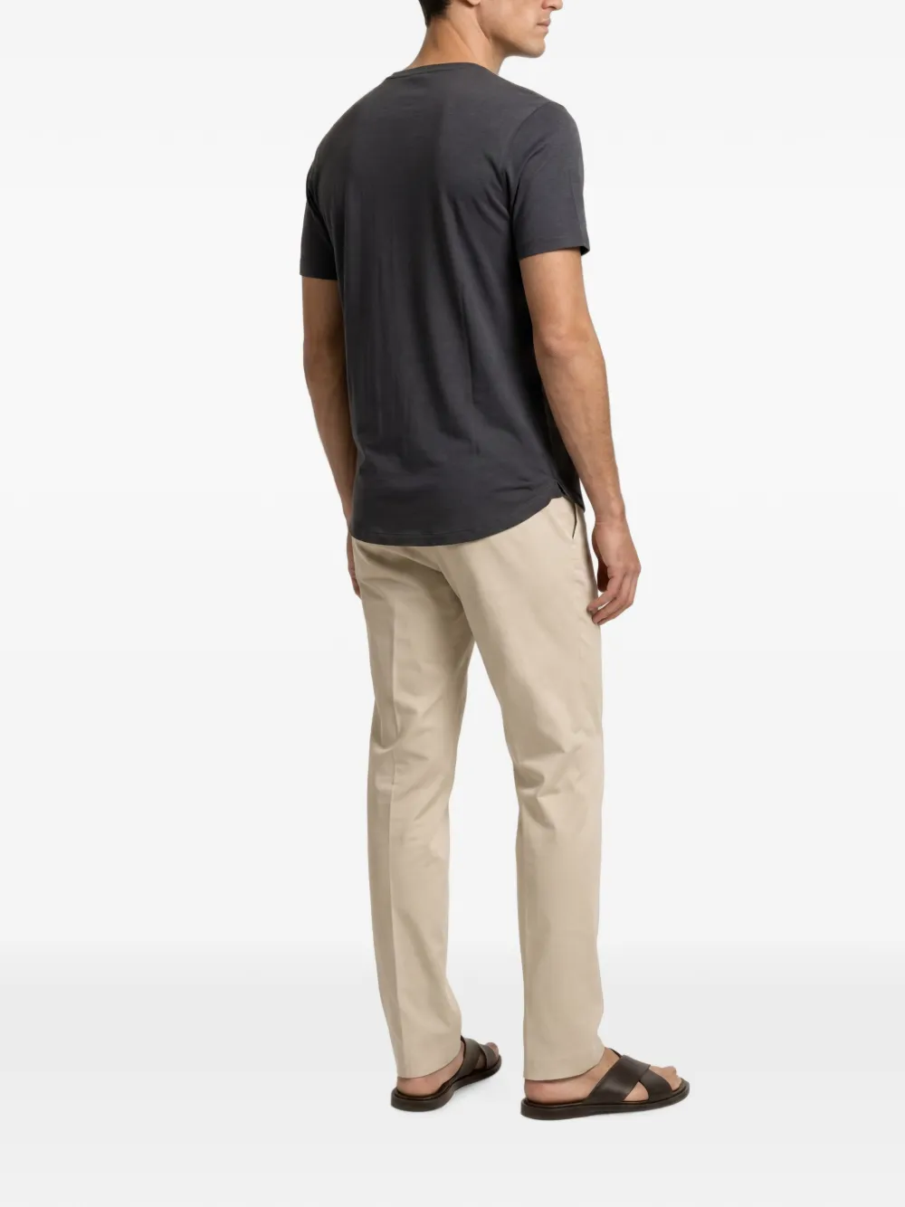Orlebar Brown OB-T Lux T-shirt van merinowol Grijs