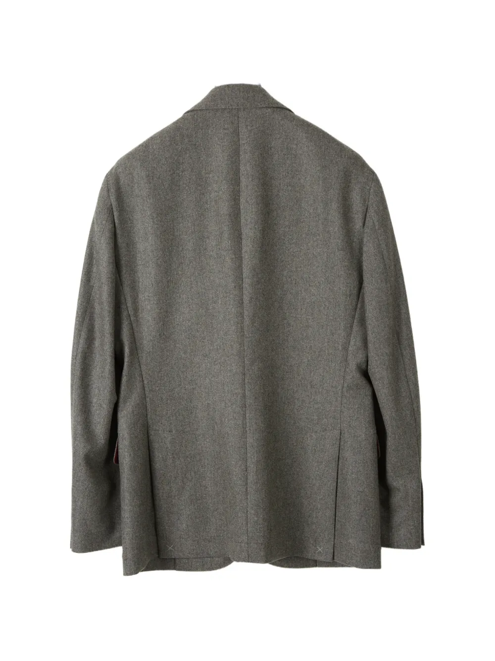 Brunello Cucinelli Blazer met enkele rij knopen Grijs
