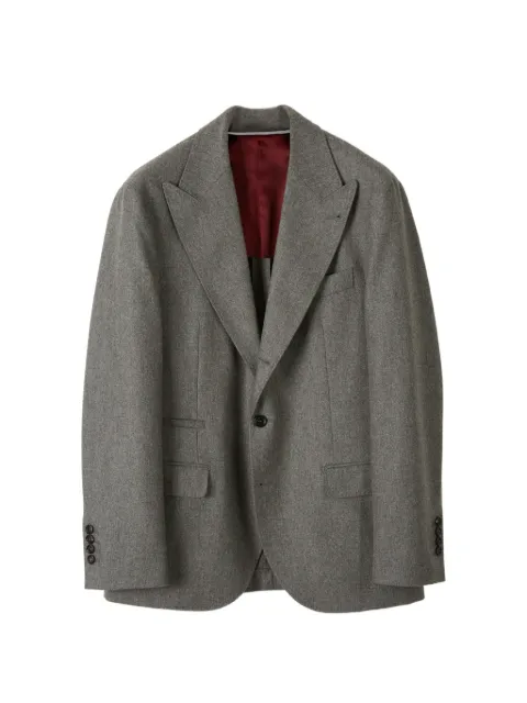 Brunello Cucinelli peak-lapel single-breasted blazer