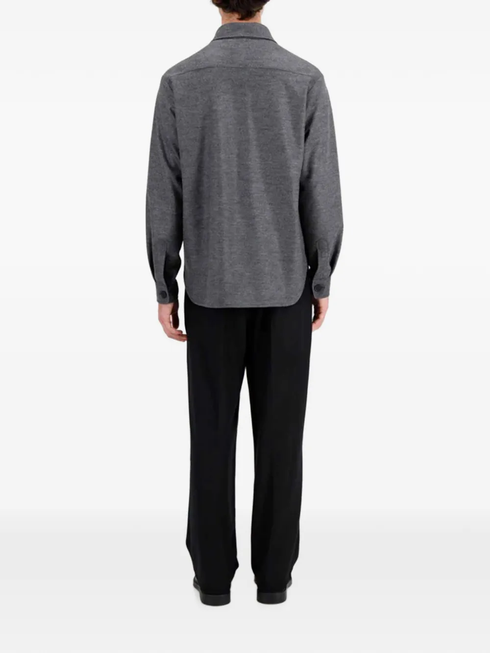 Harris Wharf London Button-up shirtjack Grijs