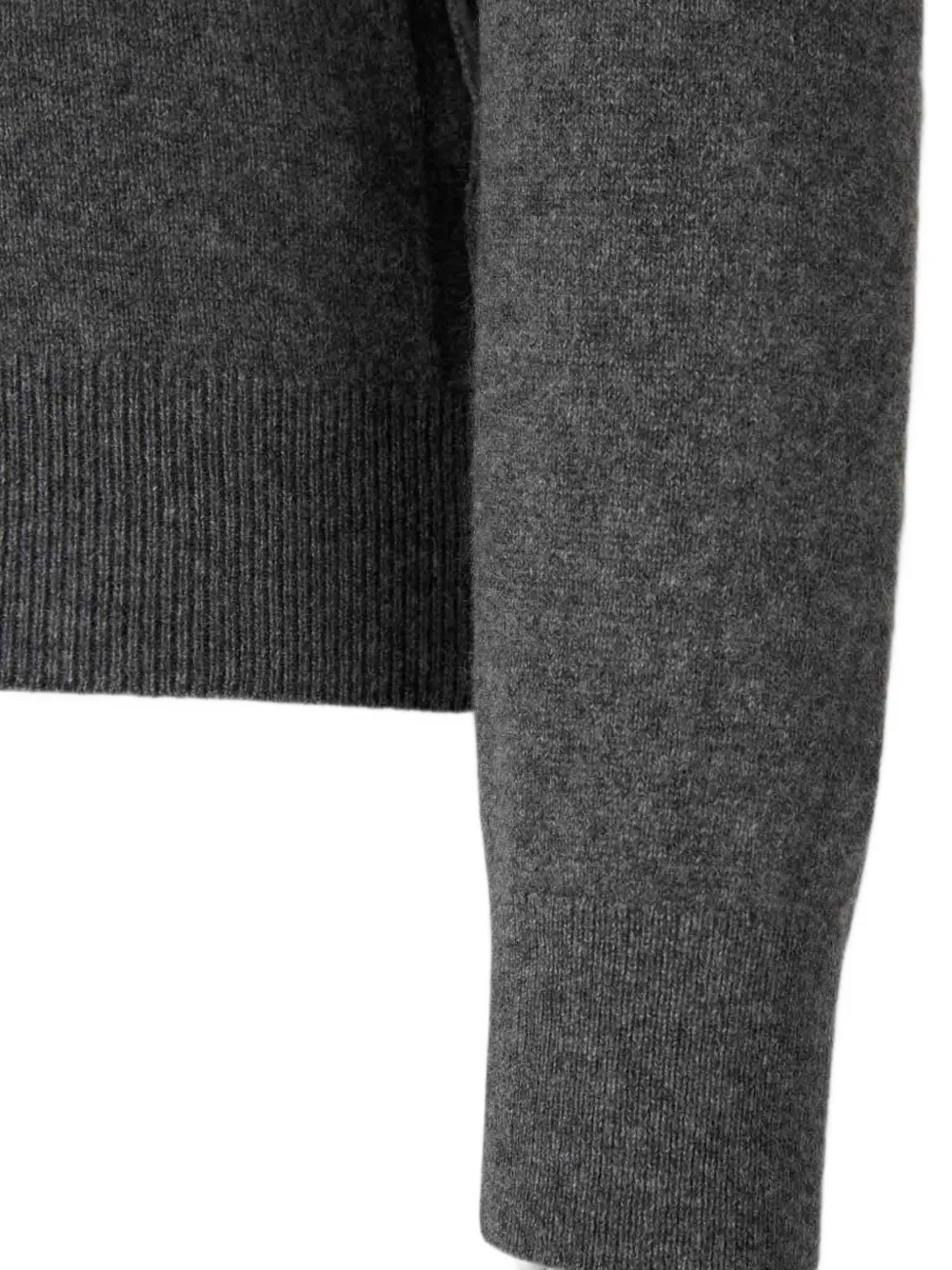Jil Sander V-neck cut-out sweater Grijs