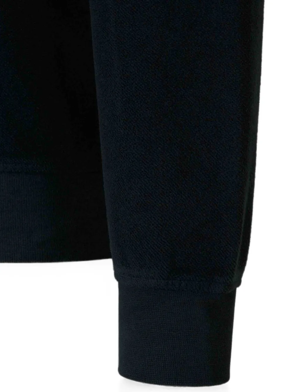 C.P. Company Sweater met Lens-detail en zak op de mouw Zwart