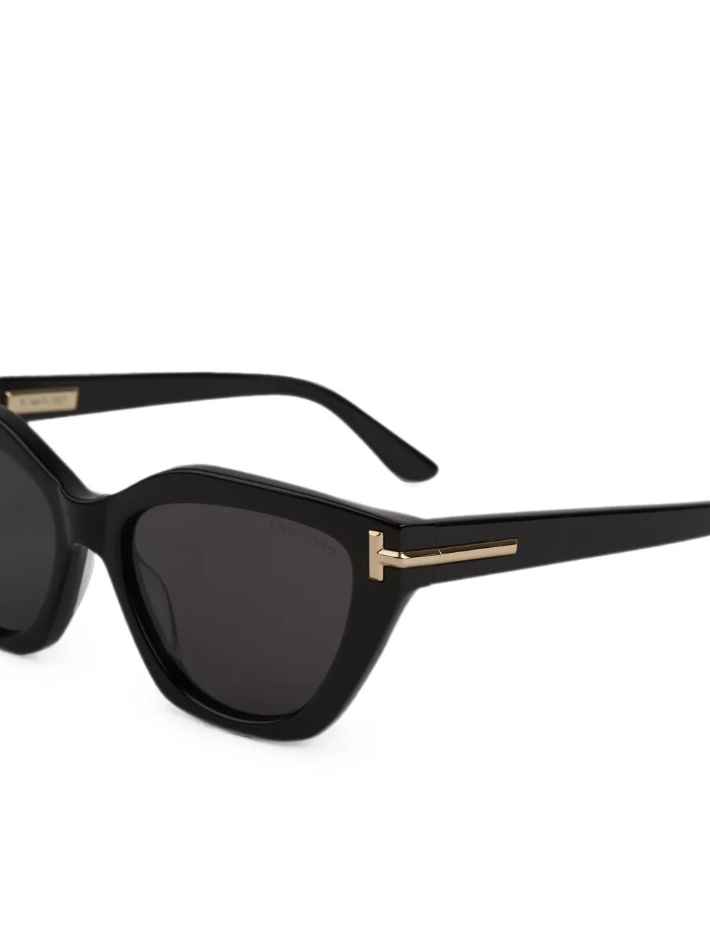TOM FORD Eyewear Zonnebril met cat-eye montuur Zwart
