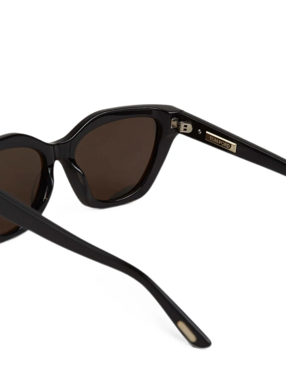 TOM FORD Eyewear Zonnebril met cat-eye montuur Zwart