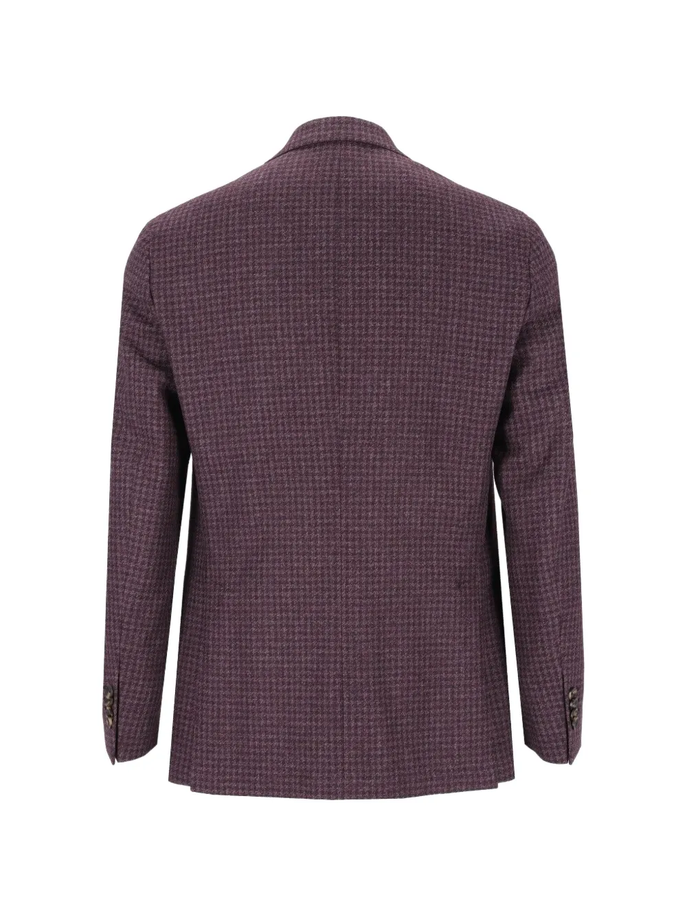 Al Duca D Aosta 1902 Blazer met pied-de-poule print Rood