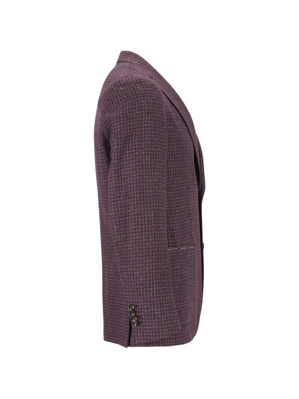 Al Duca D Aosta 1902 Blazer met pied-de-poule print Rood
