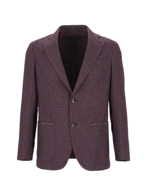 Al Duca D’Aosta 1902 houndstooth single-breasted blazer