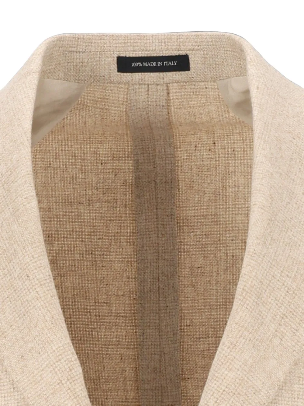 Al Duca D Aosta 1902 Blazer met enkele rij knopen Beige