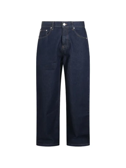 Arte Antwerp logo-embroidered straight-leg jeans