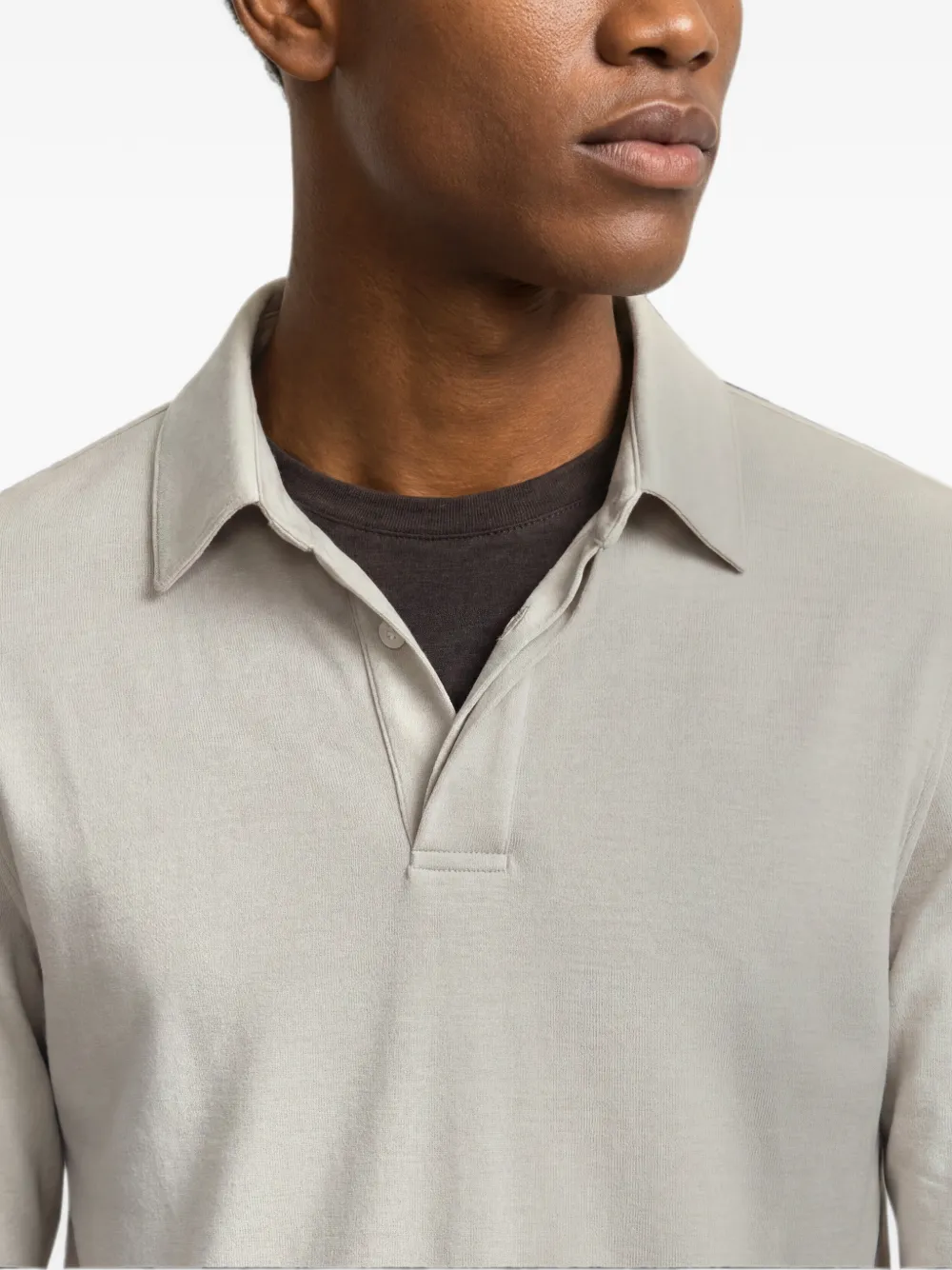 Orlebar Brown Ben poloshirt van merinowol Beige