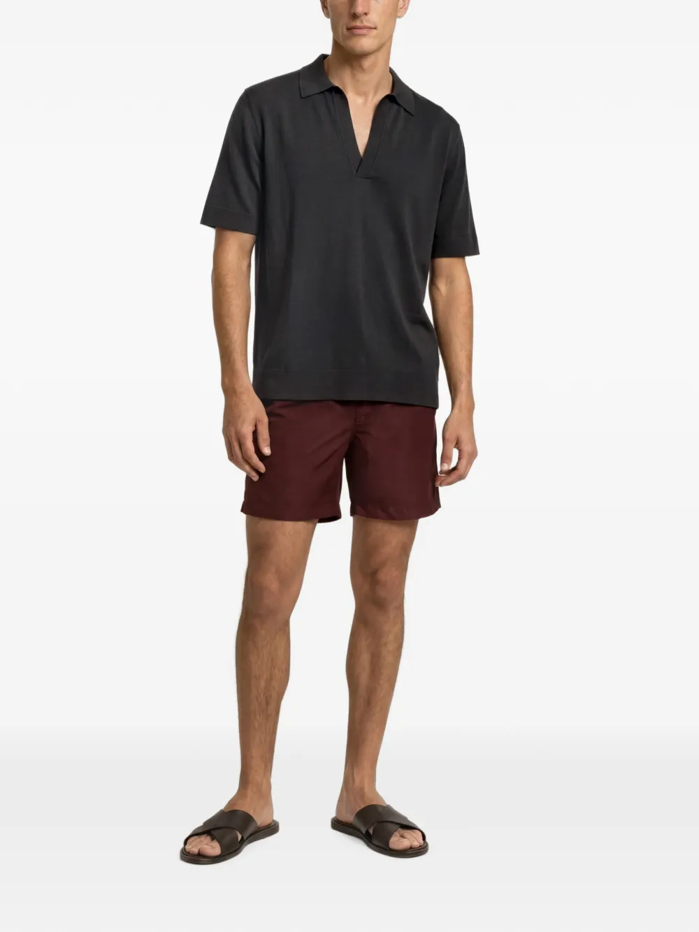 Orlebar Brown Raffertie T-shirt van merinowol Grijs