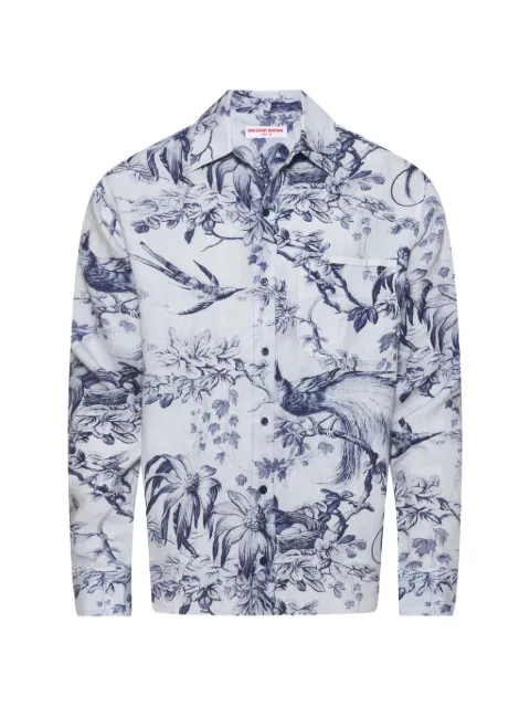 Orlebar Brown camisa con estampado Grasmoor Zaphra