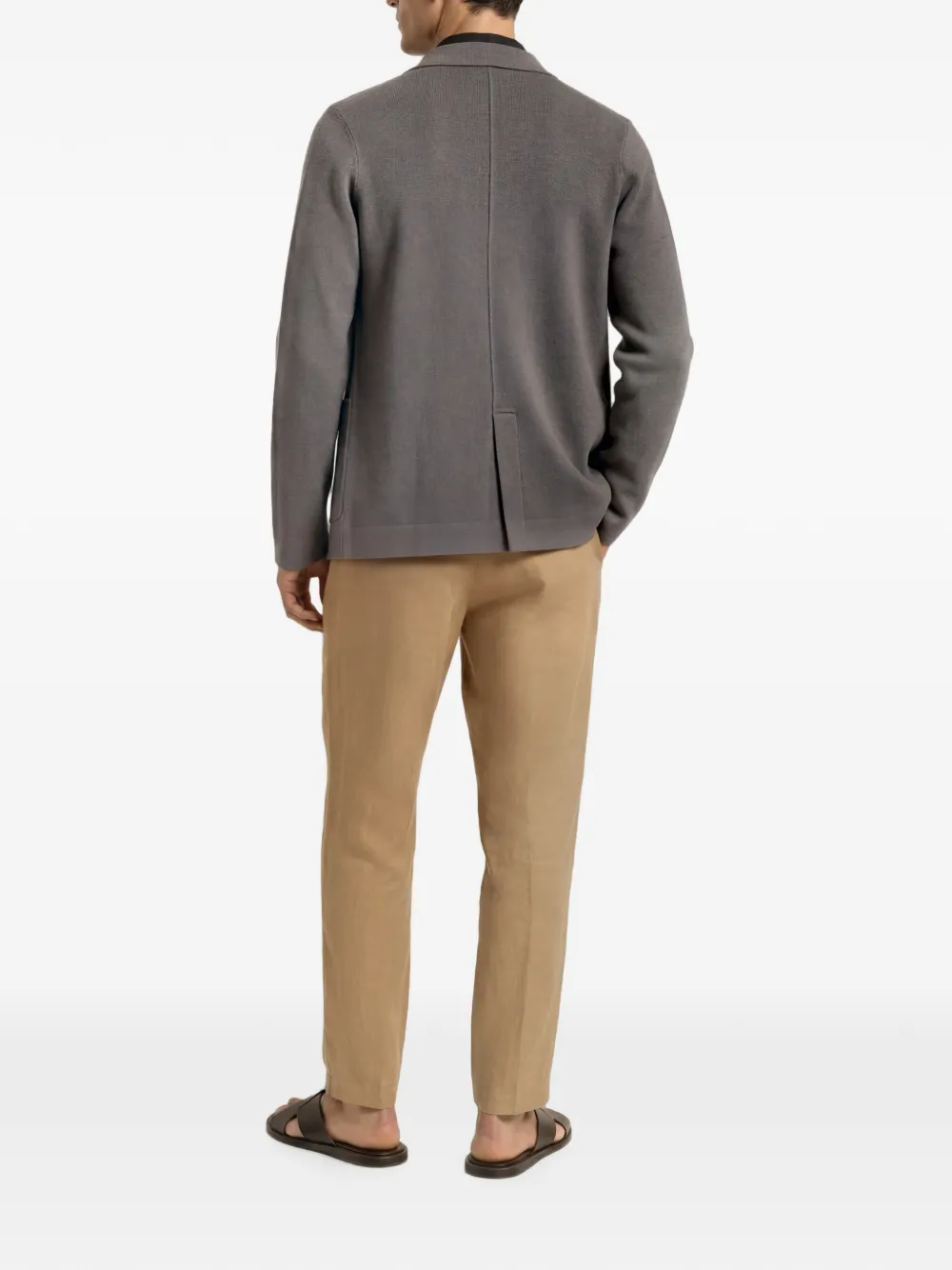 Orlebar Brown Rainer II gebreide blazer Bruin
