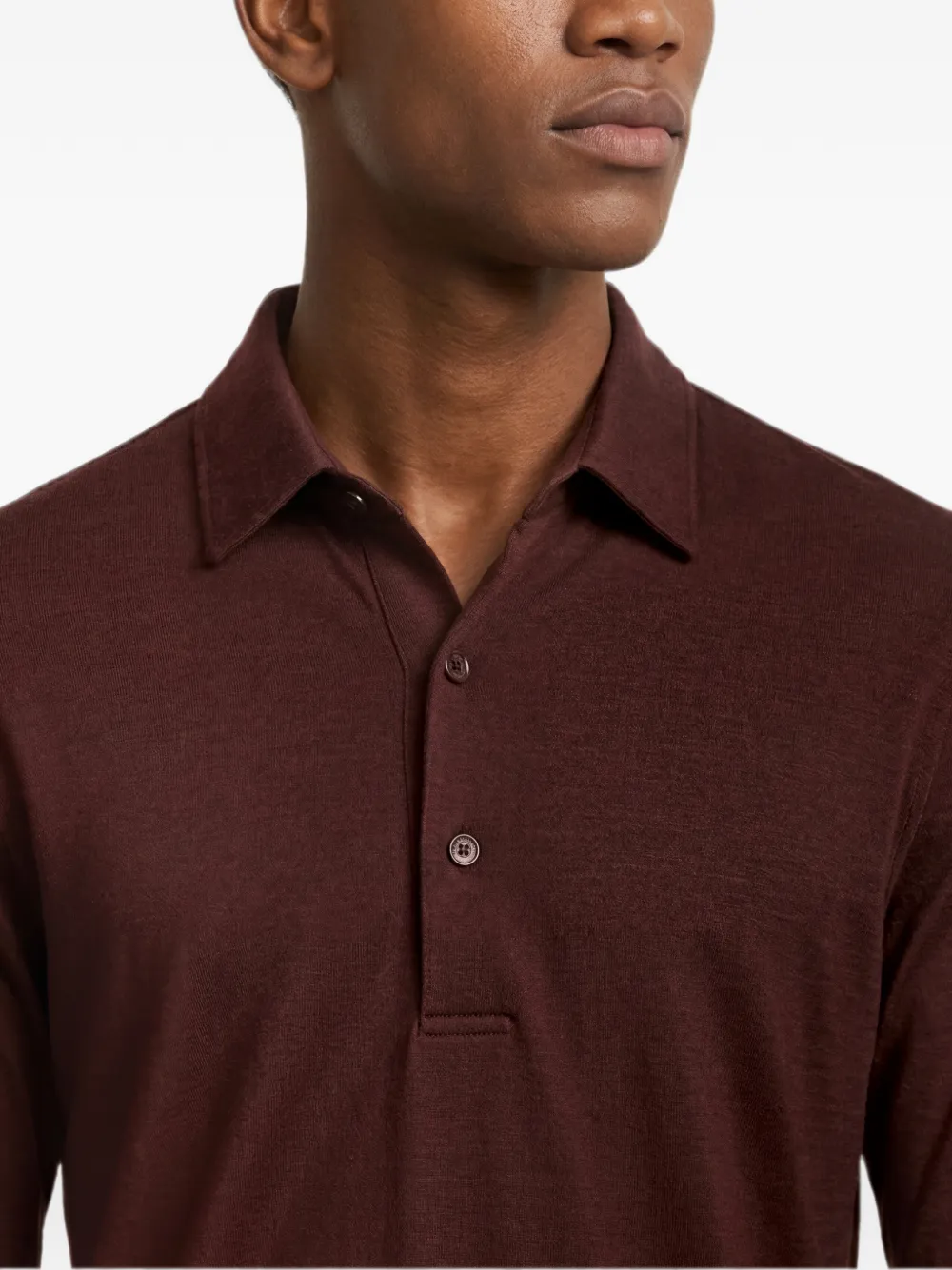 Orlebar Brown Sebastian poloshirt met print Bruin
