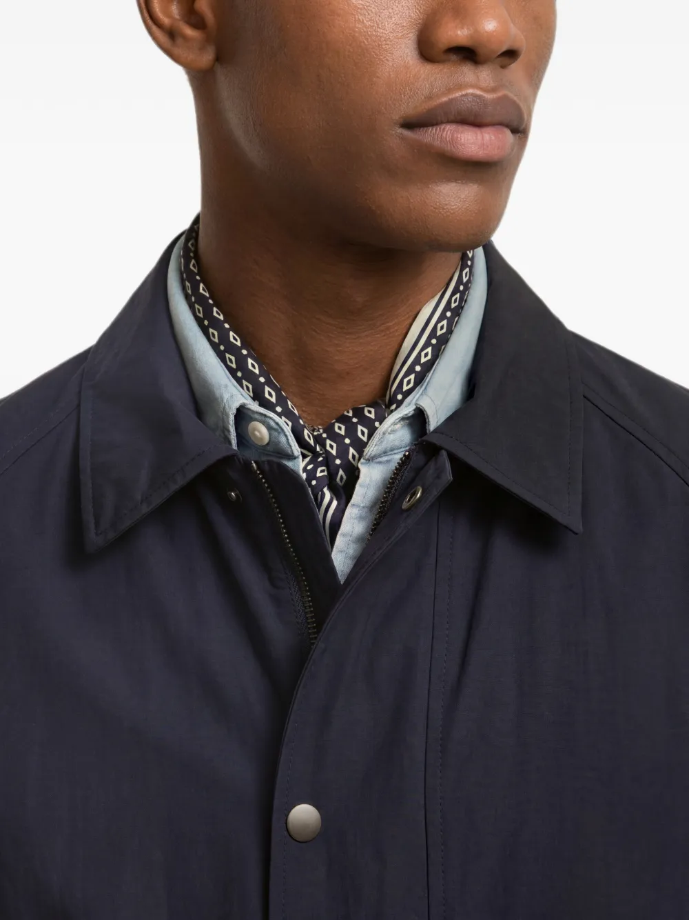 Orlebar Brown Dwight lichtgewicht jack Blauw