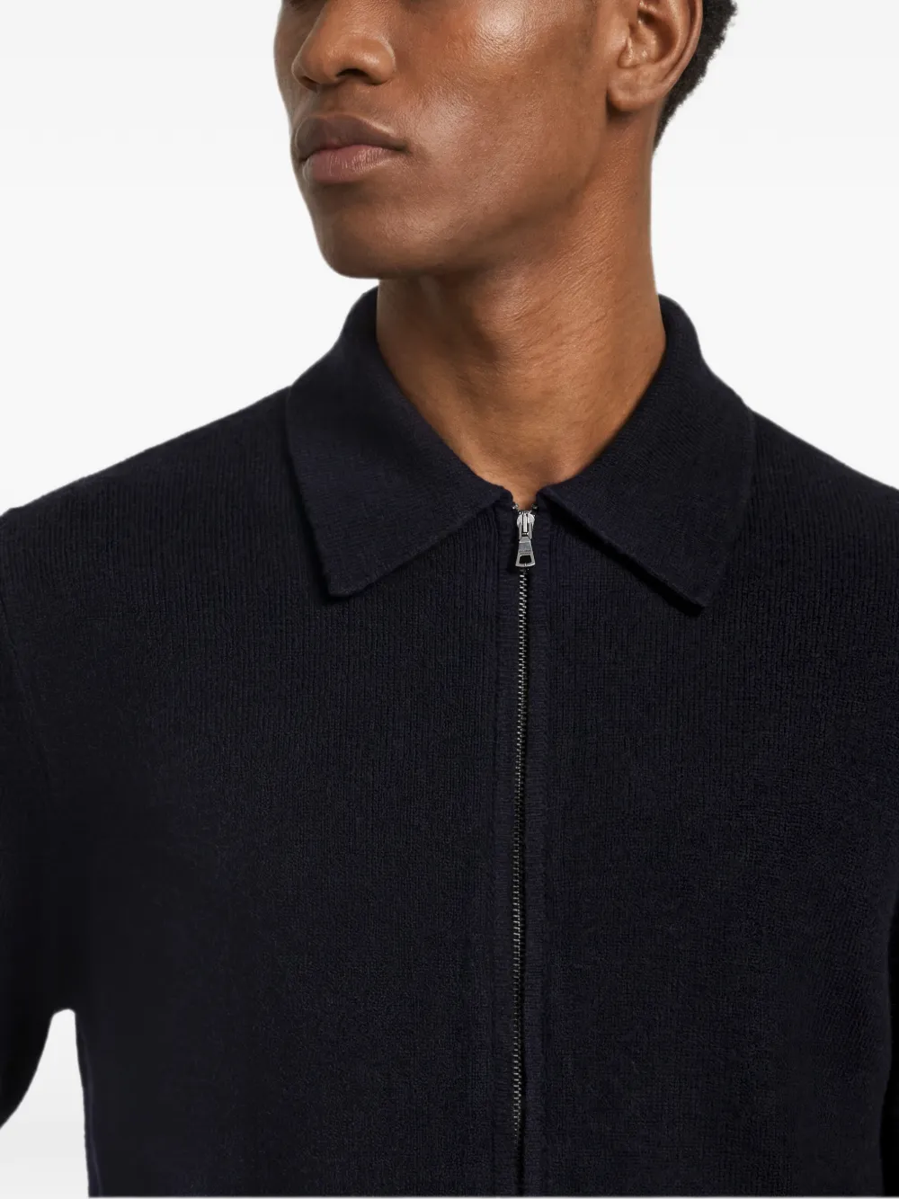 Orlebar Brown Shelby vest met rits Blauw