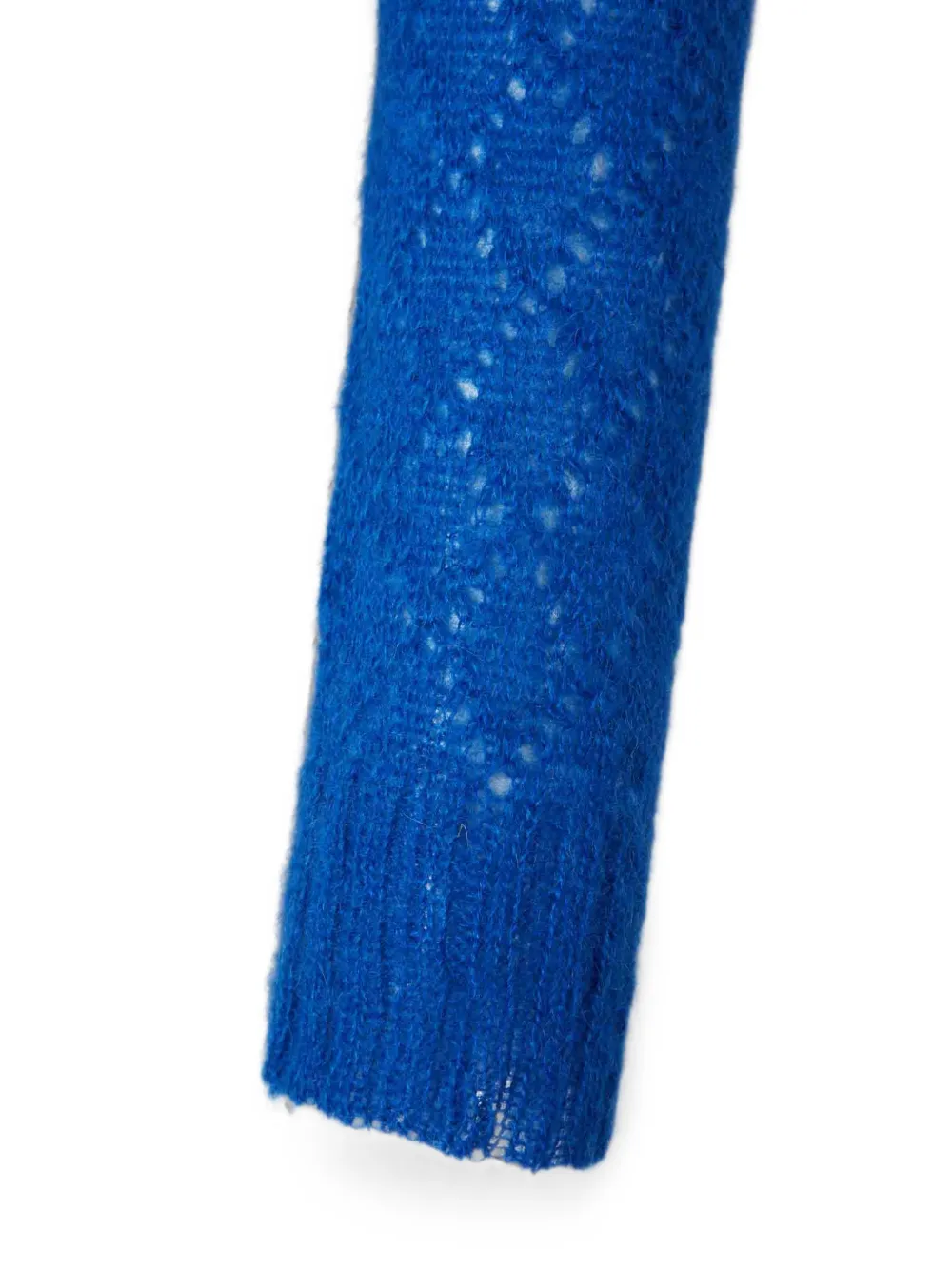 Jil Sander Pointelle gebreide cropped trui Blauw