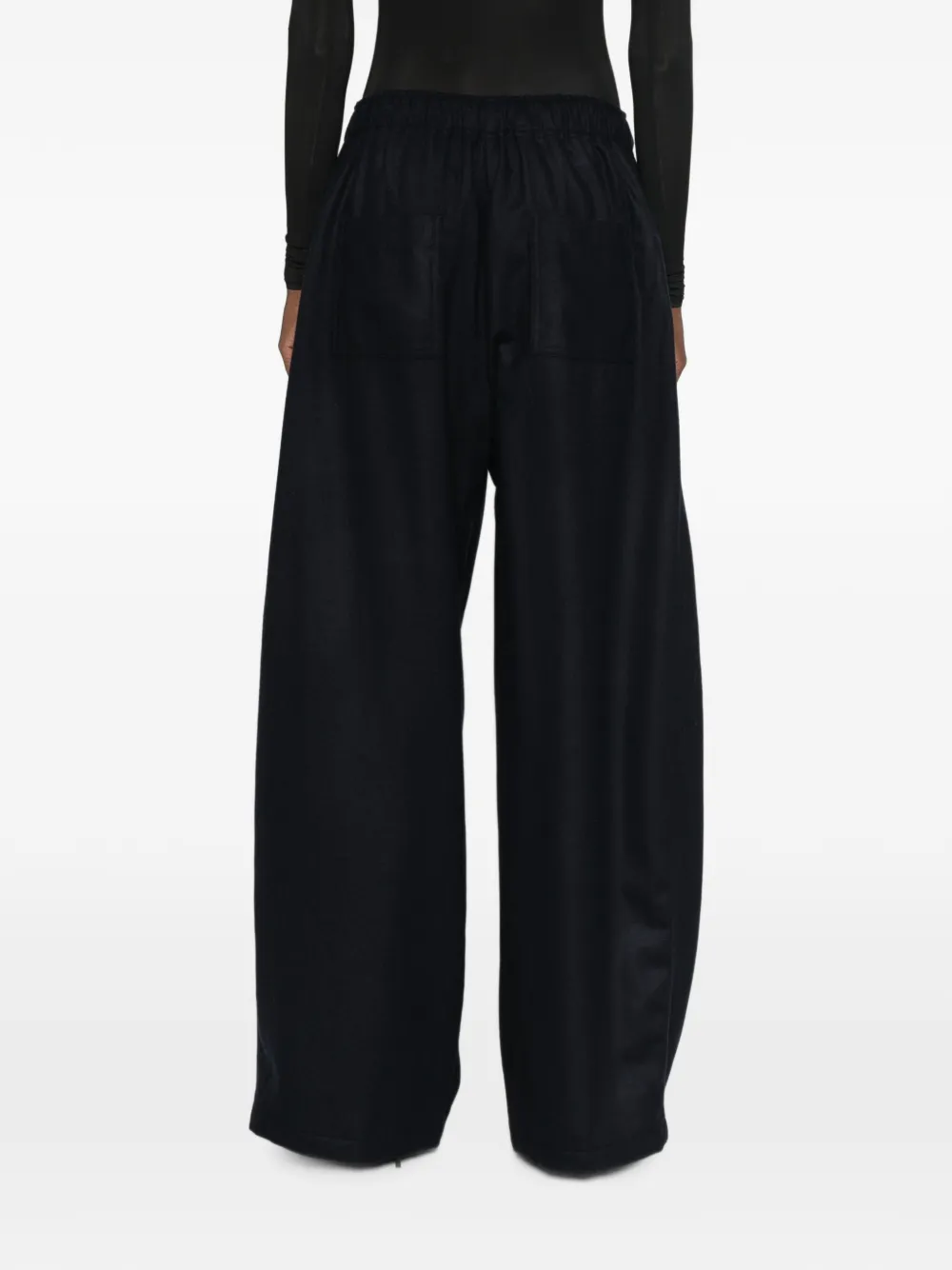 THELATEST Broek met elastische tailleband Blauw