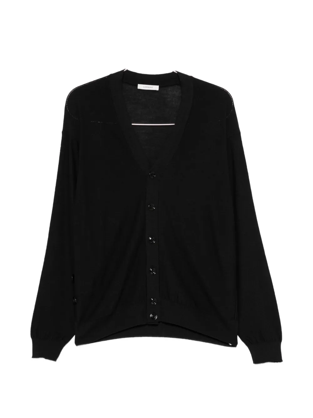 LEMAIRE wrap-style cardigan - Schwarz