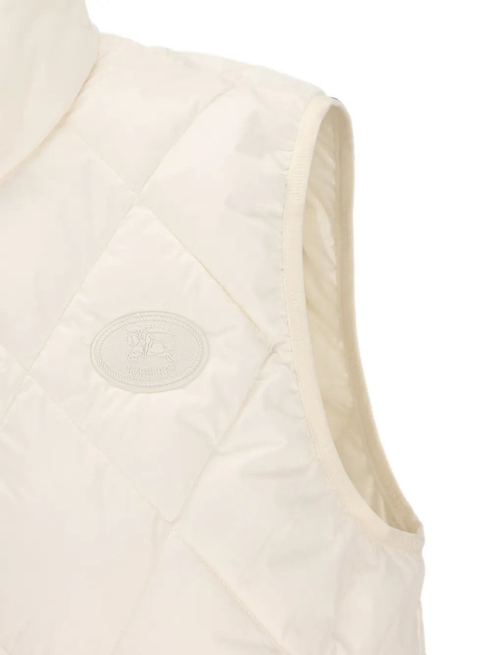 Burberry Cheswick opvouwbare gewatteerde nylon gilet Beige