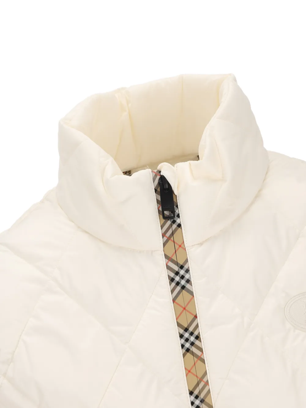 Burberry Cheswick opvouwbare gewatteerde nylon gilet Beige