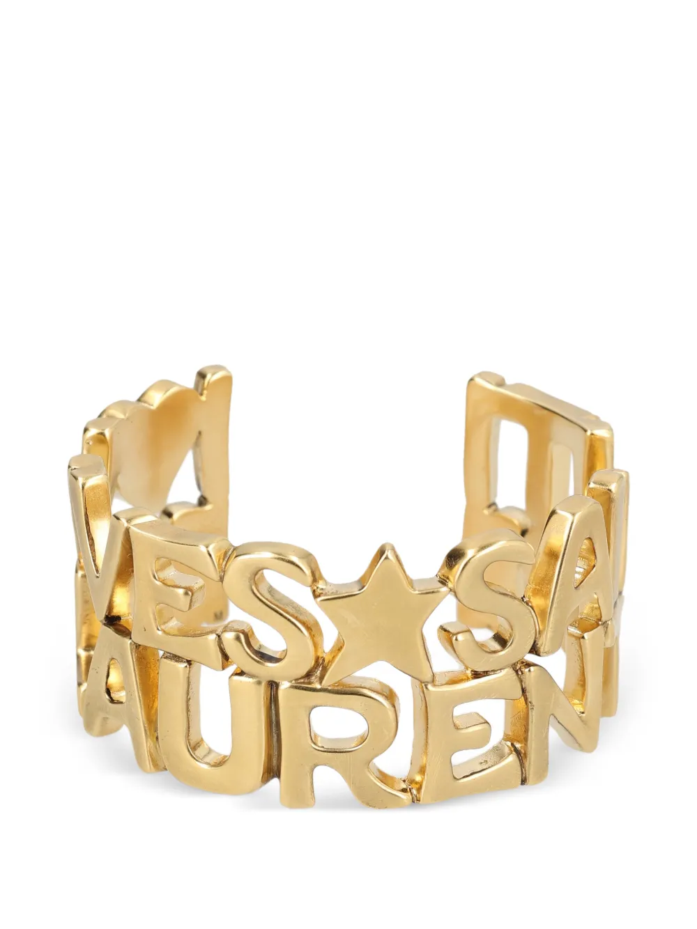 Saint Laurent Yves Saint Laurent cuff in metal - Gold