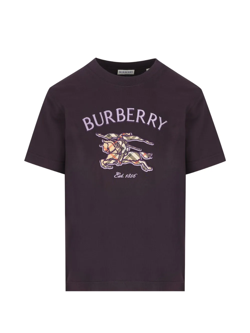 Burberry Knight Check cotton T-shirt - Viola