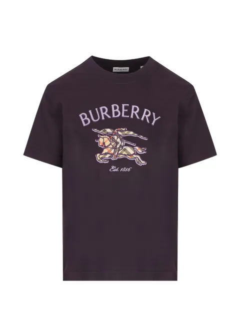 Burberry knight check cotton T-shirt