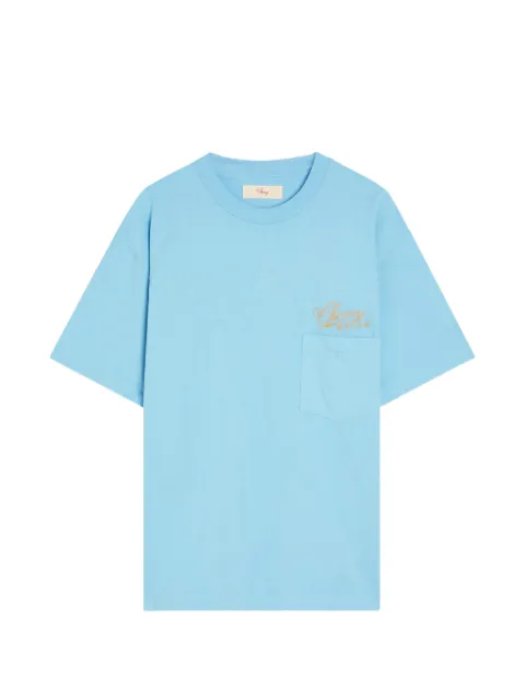 Cherry LA logo-embroidered pocket T-shirt